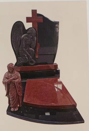 Kina Xingyan - Religiøs tema Stone Carving Tombstone (Angel og Jomfru Mary formet)