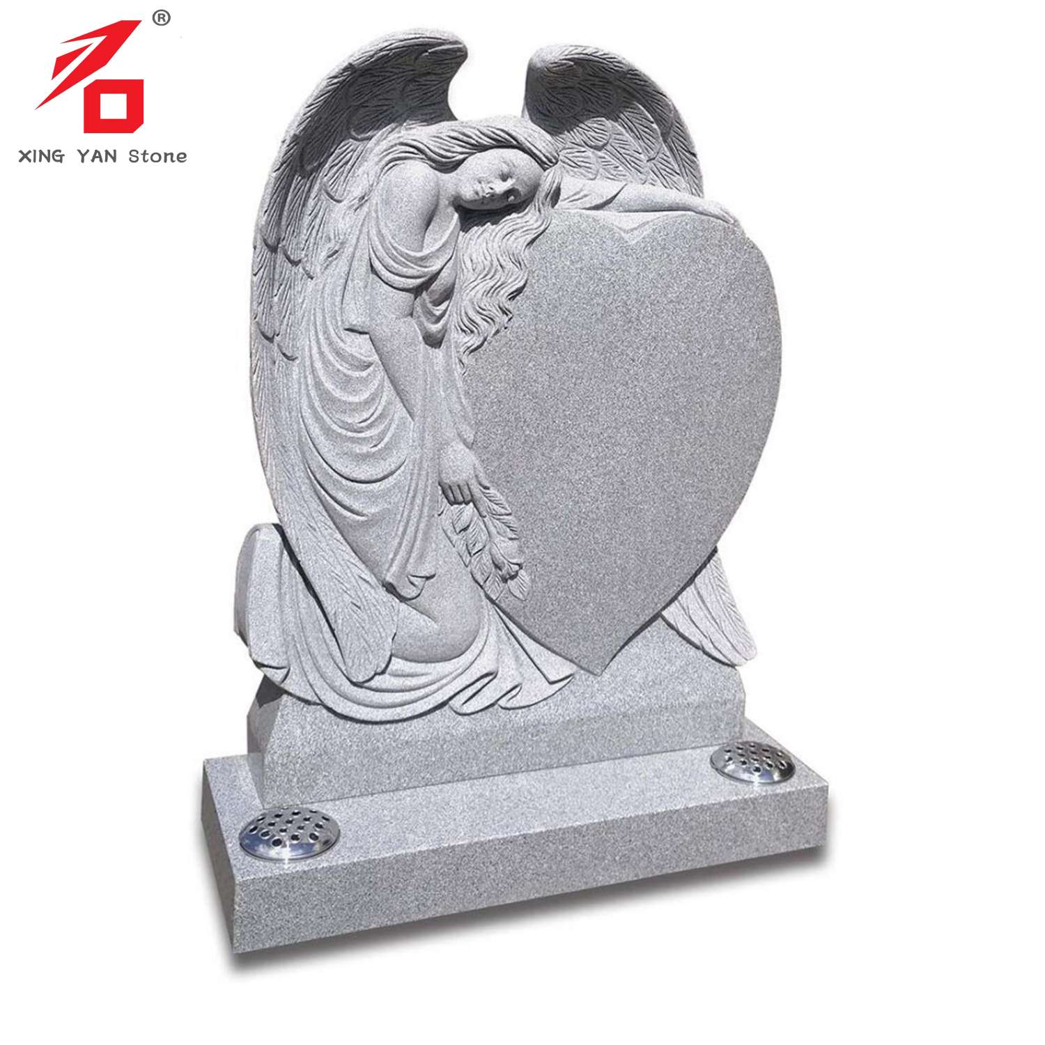 Loving Angel Embrace Heart Memorial