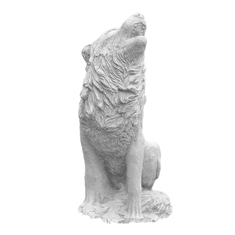 Marmor Dyre Statue Wolf